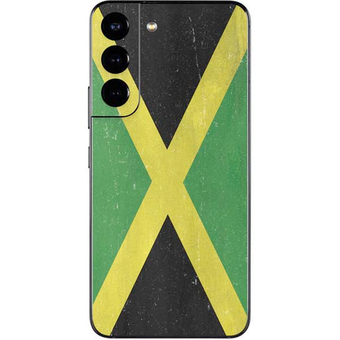Jamaica Flag Distressed Galaxy S22 Skin
